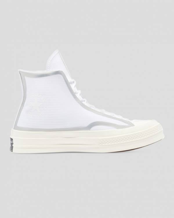 Boty Vysoké Converse Chuck 70 Tape Seam Bílé | CV-597GQL