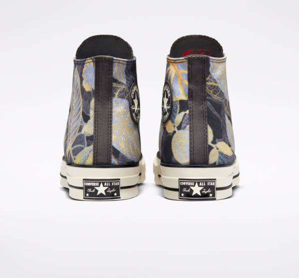 Boty Vysoké Converse Chuck 70 Tropical Leaf Černé | CV-038PGY