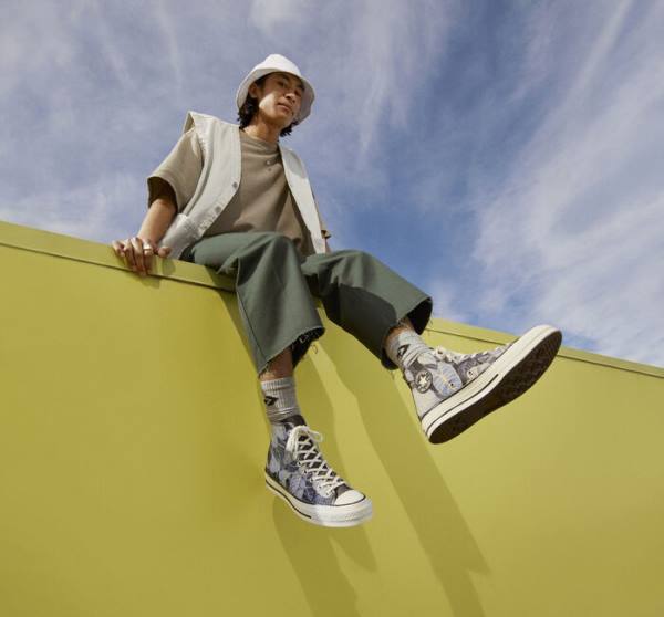 Boty Vysoké Converse Chuck 70 Tropical Leaf Černé | CV-038PGY
