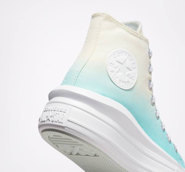 Boty Vysoké Converse Chuck Taylor All Star Move Platformyě Ombre Bílé | CV-024BYK