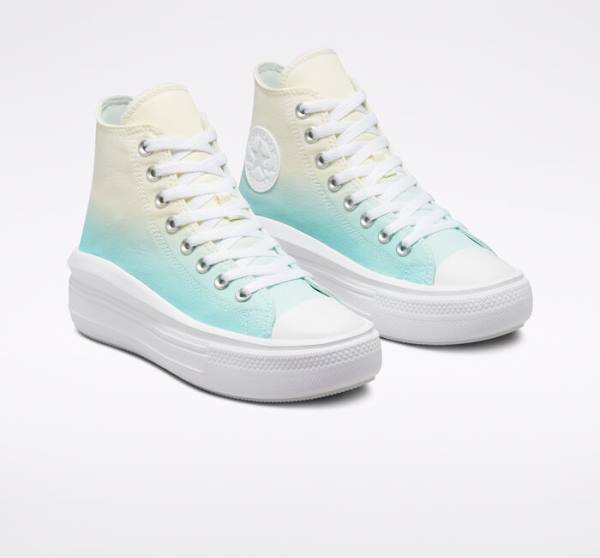 Boty Vysoké Converse Chuck Taylor All Star Move Platformyě Ombre Bílé | CV-024BYK