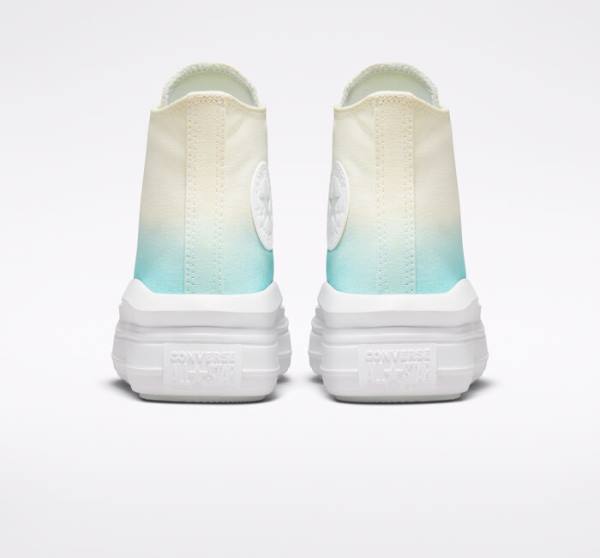 Boty Vysoké Converse Chuck Taylor All Star Move Platformyě Ombre Bílé | CV-024BYK