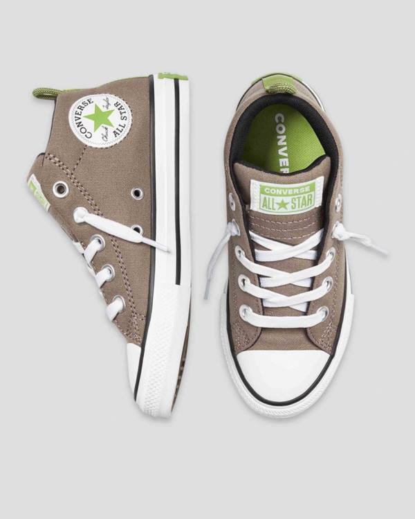 Boty Vysoké Converse Chuck Taylor All Star Street Hnědé | CV-057ZGJ