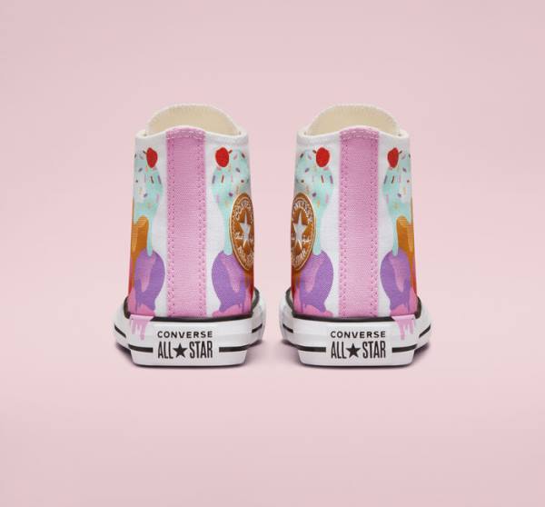 Boty Vysoké Converse Chuck Taylor All Star Sweet Scoops Bílé Béžový Bílé | CV-059WEC