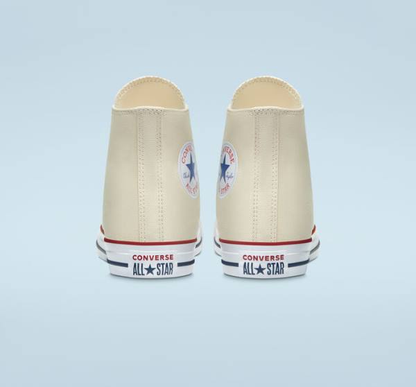Boty Vysoké Converse Chuck Taylor All Star Natural Ivory Béžový Bílé | CV-067AMX