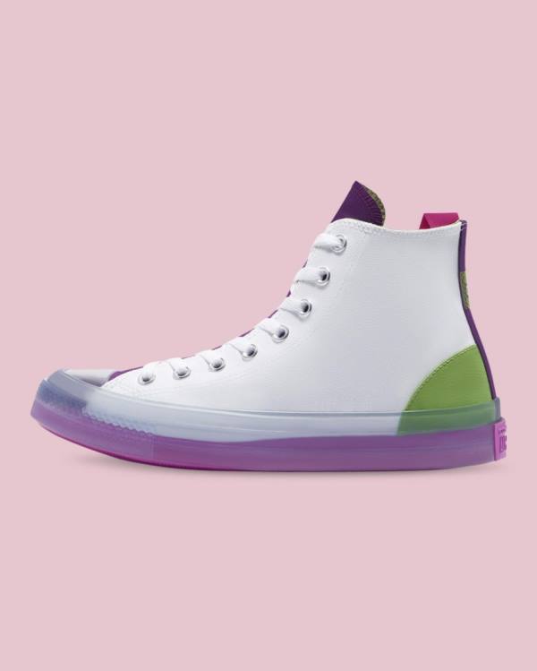 Boty Vysoké Converse Chuck Taylor All Star CX Blocked Bílé | CV-120EJU