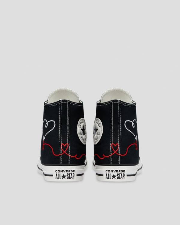 Boty Vysoké Converse Chuck Taylor All Star Love Thread Černé | CV-149HTK