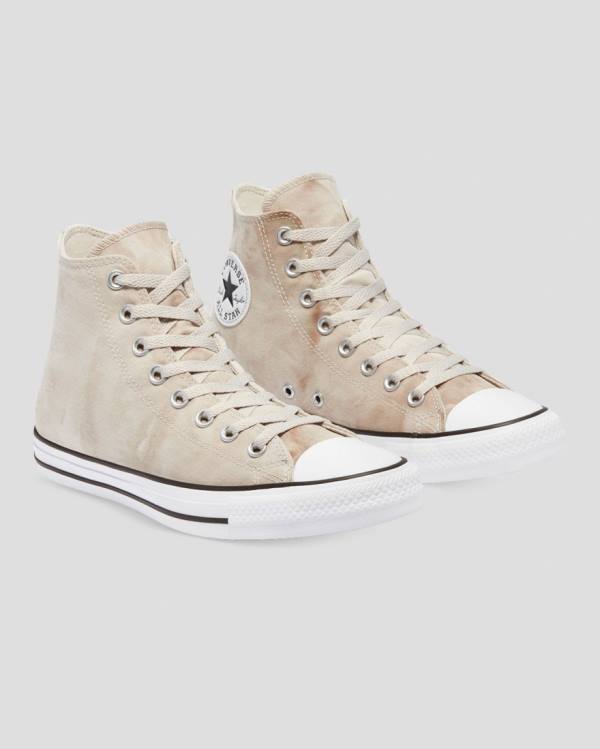 Boty Vysoké Converse Chuck Taylor All Star Summer Daze Wash Hnědožlutý | CV-165BOE