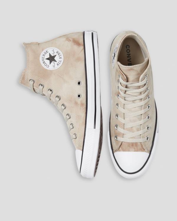 Boty Vysoké Converse Chuck Taylor All Star Summer Daze Wash Hnědožlutý | CV-165BOE