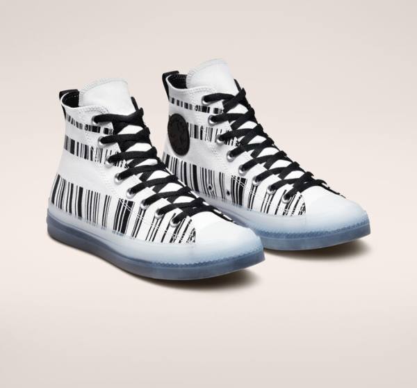 Boty Vysoké Converse Chuck Taylor All Star CX Translucent Barcode Bílé Černé | CV-217TXV
