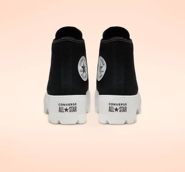 Boty Vysoké Converse Chuck Taylor All Star Lugged Černé Bílé | CV-217ZFG