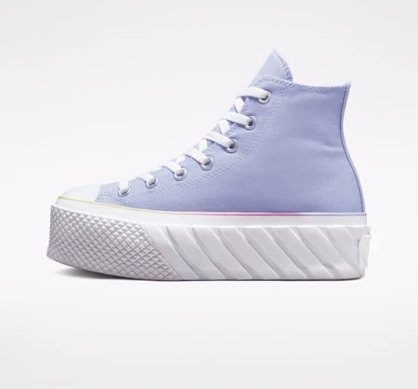 Boty Vysoké Converse Chuck Taylor All Star 2X Lift Platformyě Pastel Gradient Blankyt Bílé | CV-231FOJ