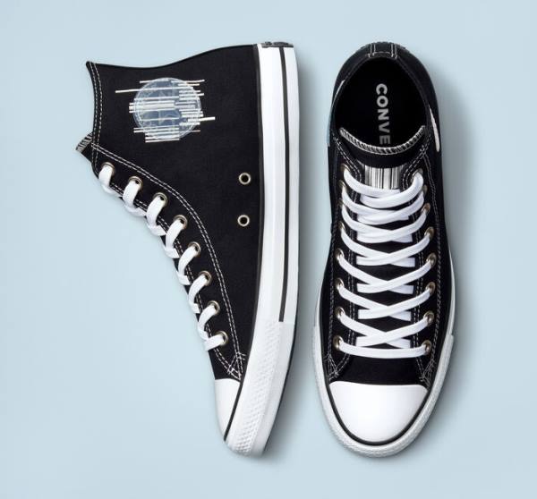 Boty Vysoké Converse Chuck Taylor All Star Translucent Barcode Černé Bílé | CV-235TLH