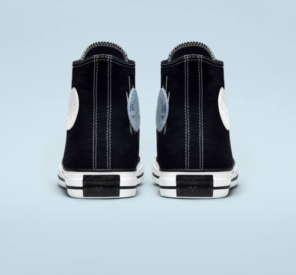 Boty Vysoké Converse Chuck Taylor All Star Translucent Barcode Černé Bílé | CV-235TLH