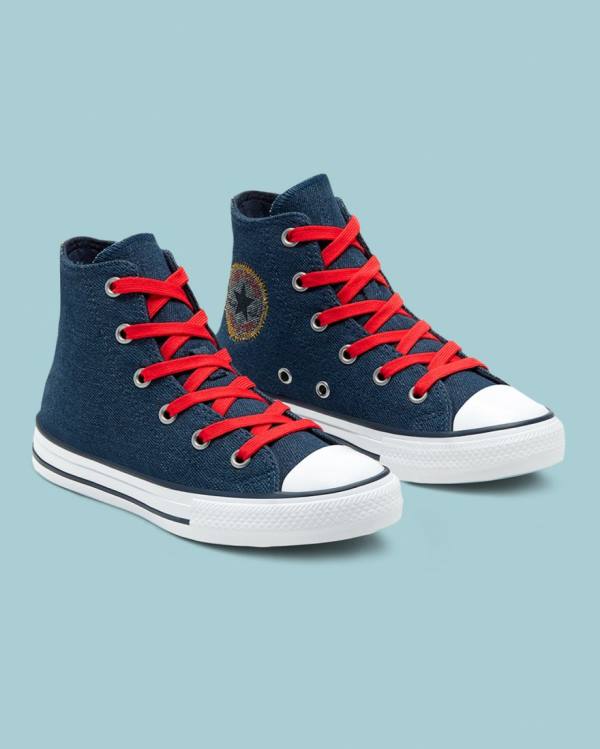 Boty Vysoké Converse Chuck Taylor All Star Denim Reverse Twill Blankyt | CV-247SDI