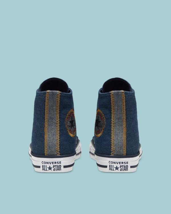 Boty Vysoké Converse Chuck Taylor All Star Denim Reverse Twill Blankyt | CV-247SDI