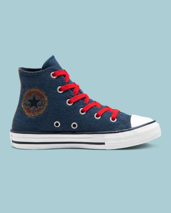 Boty Vysoké Converse Chuck Taylor All Star Denim Reverse Twill Blankyt | CV-247SDI