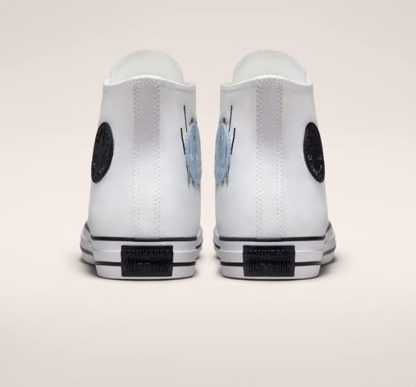 Boty Vysoké Converse Chuck Taylor All Star Translucent Barcode Bílé Černé Bílé | CV-259LHI