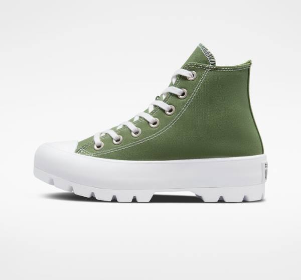Boty Vysoké Converse Chuck Taylor All Star Lugged Seasonal Color Bílé Černé | CV-265IDN