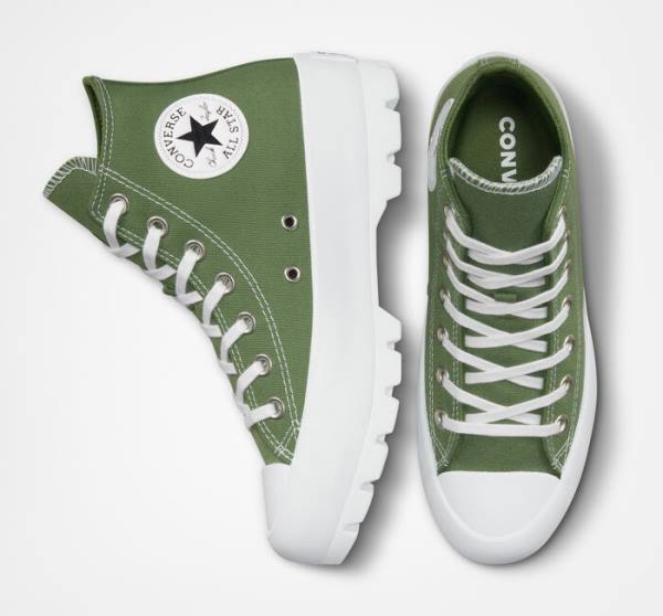 Boty Vysoké Converse Chuck Taylor All Star Lugged Seasonal Color Bílé Černé | CV-265IDN