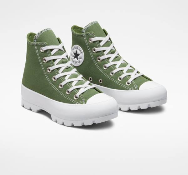 Boty Vysoké Converse Chuck Taylor All Star Lugged Seasonal Color Bílé Černé | CV-265IDN