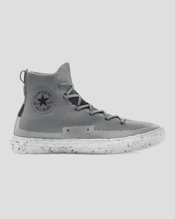 Boty Vysoké Converse Chuck Taylor All Star Renew Crater Knit Šedé | CV-274NFR