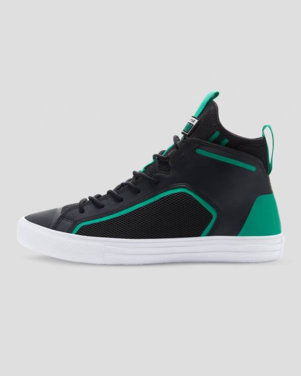 Boty Vysoké Converse Chuck Taylor All Star Ultra Černé Zelene | CV-295GOQ