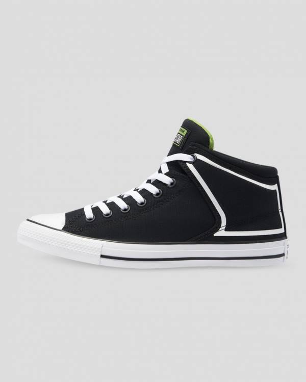 Boty Vysoké Converse Chuck Taylor All Star High Street Dramatic Nights Černé | CV-341JOT