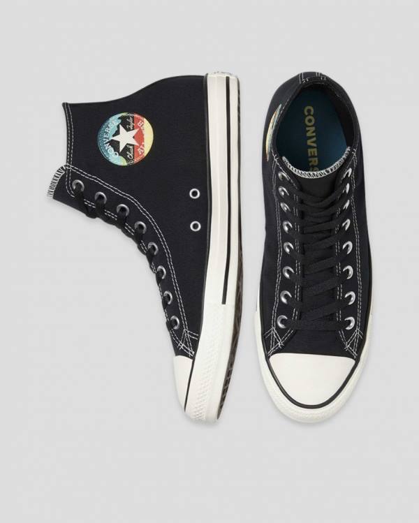 Boty Vysoké Converse Chuck Taylor All Star National Parks Patch Černé | CV-345VAS