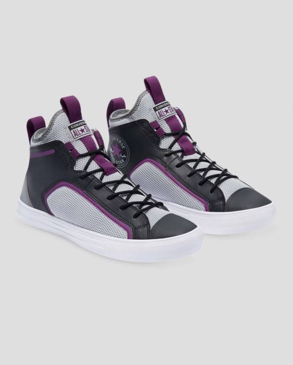 Boty Vysoké Converse Chuck Taylor All Star Ultra Dramatic Nights Šedé Černé | CV-412FYZ