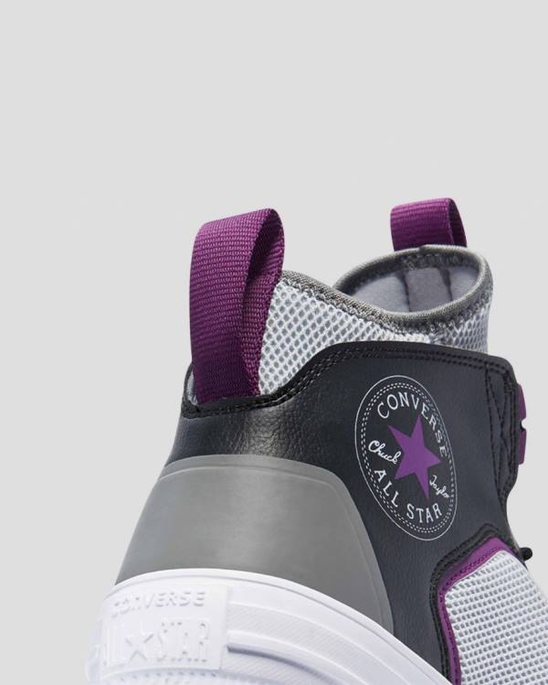 Boty Vysoké Converse Chuck Taylor All Star Ultra Dramatic Nights Šedé Černé | CV-412FYZ