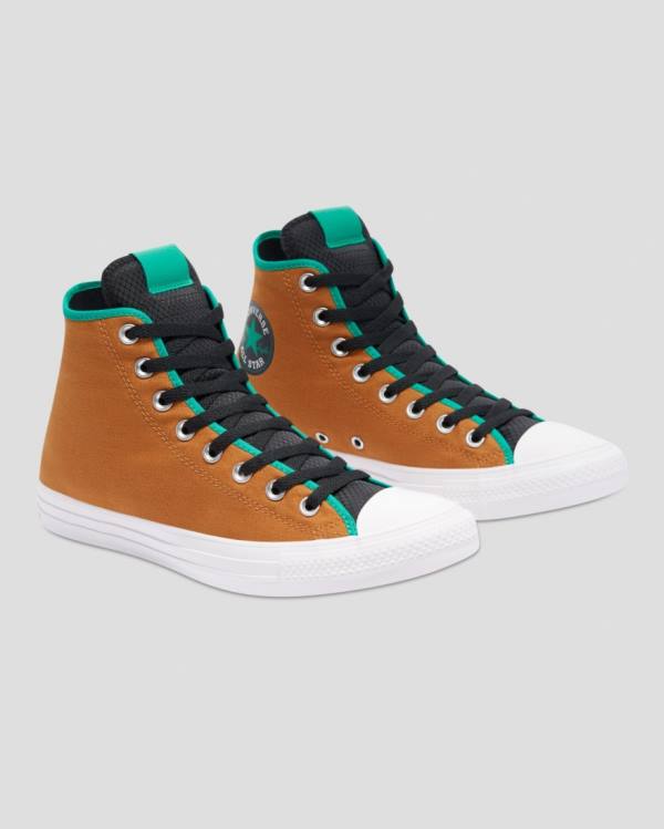 Boty Vysoké Converse Chuck Taylor All Star Digitální Terrain Hnědé Zelene | CV-420SWL