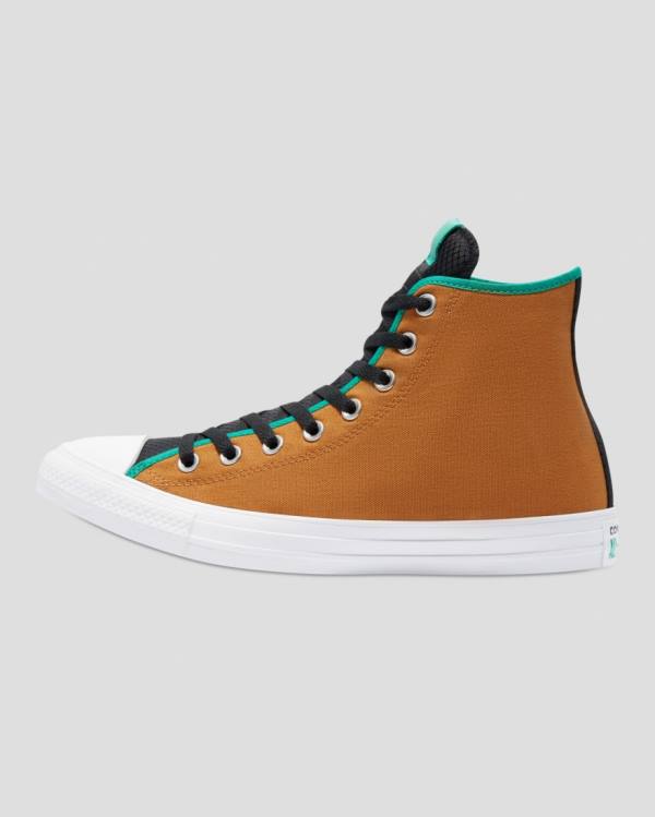 Boty Vysoké Converse Chuck Taylor All Star Digitální Terrain Hnědé Zelene | CV-420SWL