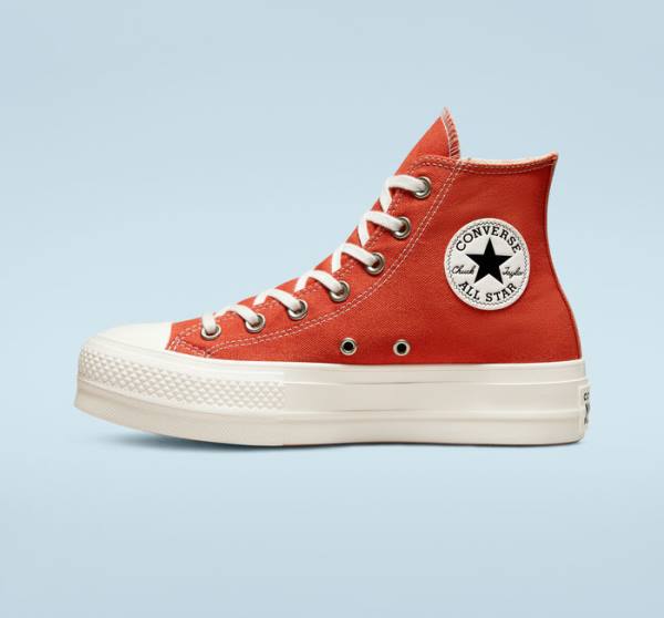 Boty Vysoké Converse Chuck Taylor All Star Lift Platformyě Peaches Oranžové Černé | CV-421GSW