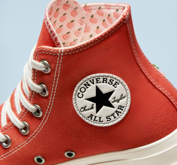 Boty Vysoké Converse Chuck Taylor All Star Lift Platformyě Peaches Oranžové Černé | CV-421GSW