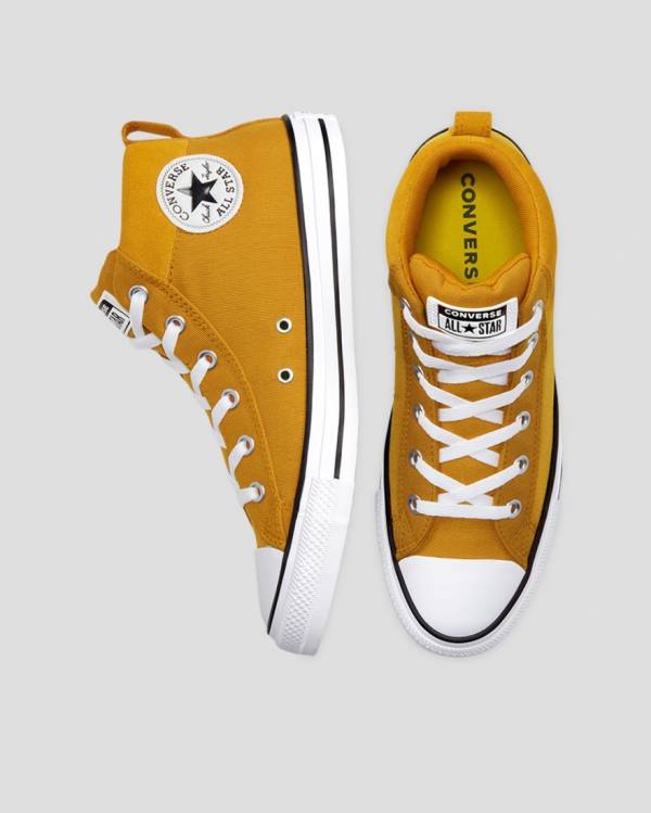 Boty Vysoké Converse Chuck Taylor All Star Street Mix And Match Žluté | CV-452QXT