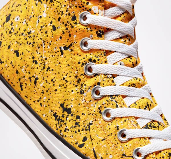 Boty Vysoké Converse Chuck Taylor All Star Archive Paint Splatter Bílé | CV-460AYW