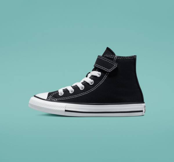 Boty Vysoké Converse Chuck Taylor All Star Easy-On Černé Béžový Bílé | CV-520QFS