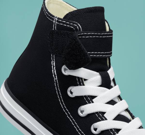 Boty Vysoké Converse Chuck Taylor All Star Easy-On Černé Béžový Bílé | CV-520QFS
