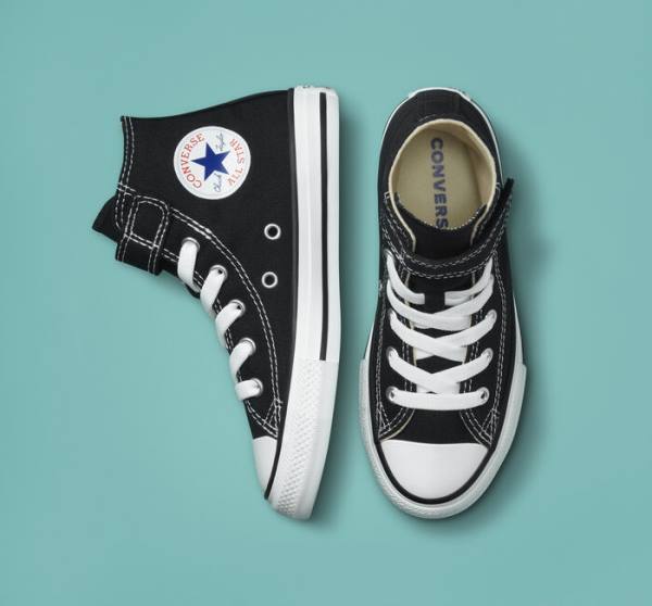 Boty Vysoké Converse Chuck Taylor All Star Easy-On Černé Béžový Bílé | CV-520QFS