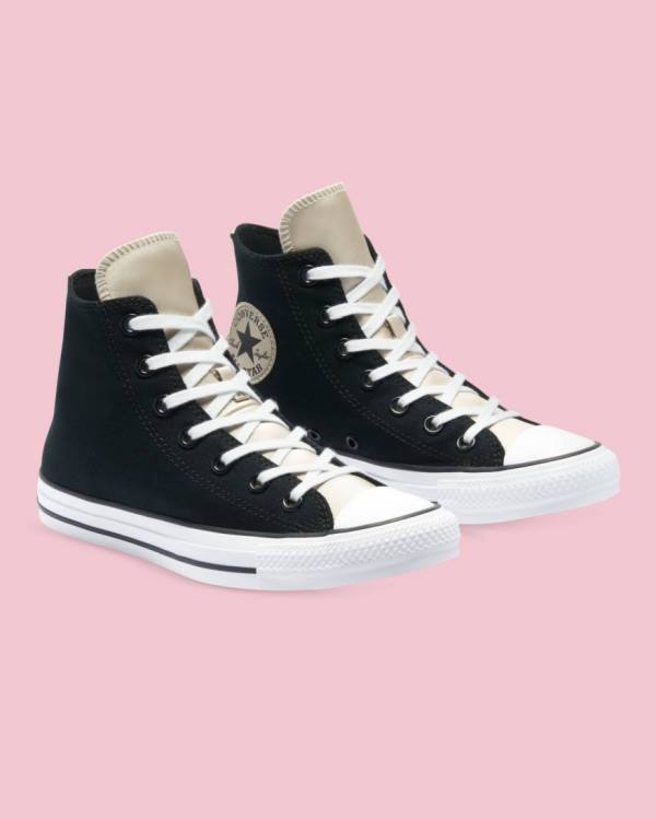 Boty Vysoké Converse Chuck Taylor All Star Mono Metallic Černé | CV-528SYD