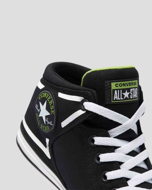 Boty Vysoké Converse Chuck Taylor All Star High Street Dramatic Nights Černé | CV-569DYW