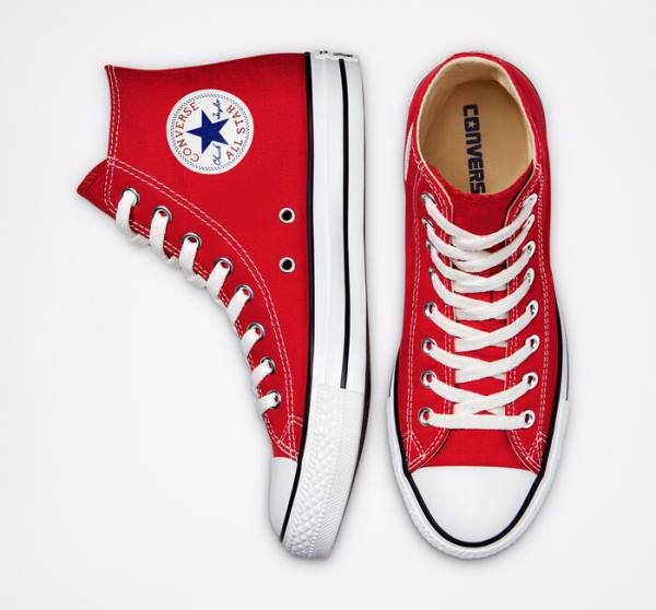Boty Vysoké Converse Chuck Taylor All Star Red Červené | CV-583EGN