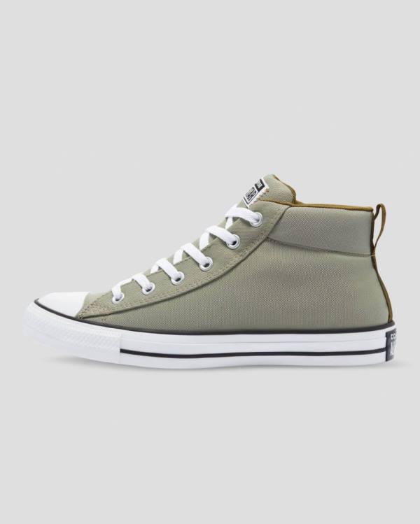 Boty Vysoké Converse Chuck Taylor All Star Street Zelene | CV-593IMO