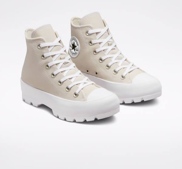Boty Vysoké Converse Chuck Taylor All Star Lugged Seasonal Color Hnědé Bílé Černé | CV-598BRX