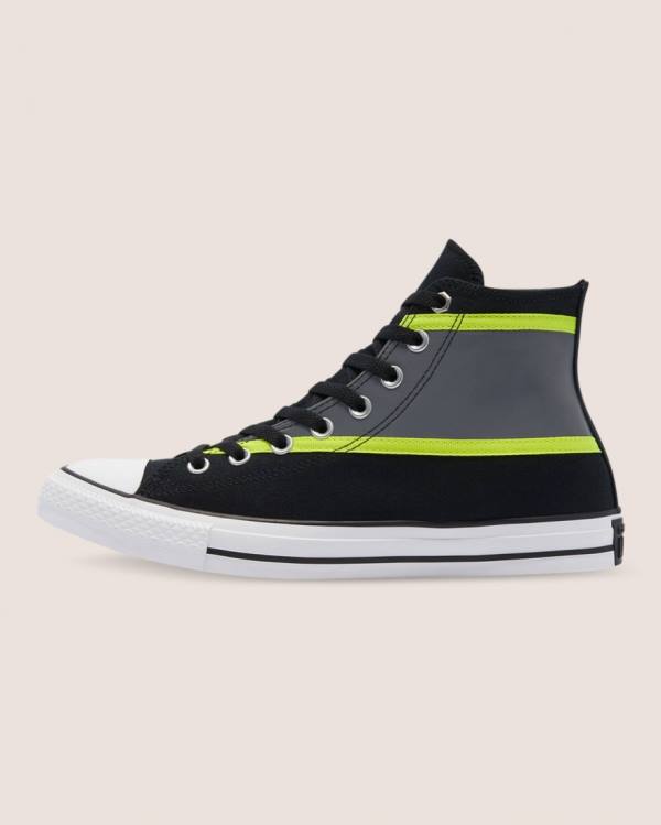 Boty Vysoké Converse Chuck Taylor All Star Hi-Vis Černé Šedé | CV-607KAW