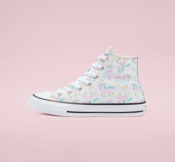 Boty Vysoké Converse Chuck Taylor All Star Unicons Bílé Viacfarebný Bílé | CV-697PAX