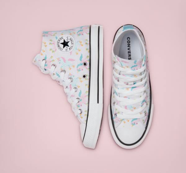Boty Vysoké Converse Chuck Taylor All Star Unicons Bílé Viacfarebný Bílé | CV-697PAX
