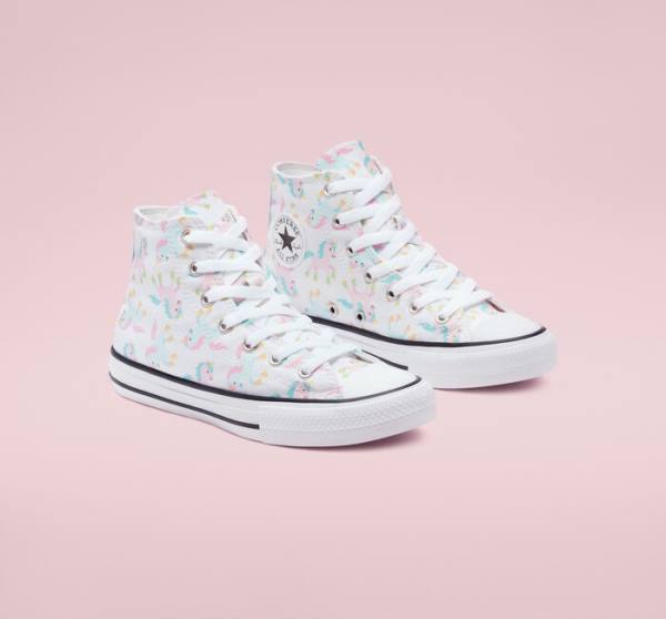 Boty Vysoké Converse Chuck Taylor All Star Unicons Bílé Viacfarebný Bílé | CV-697PAX