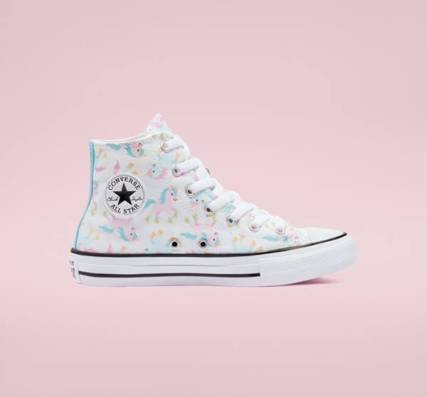 Boty Vysoké Converse Chuck Taylor All Star Unicons Bílé Viacfarebný Bílé | CV-697PAX